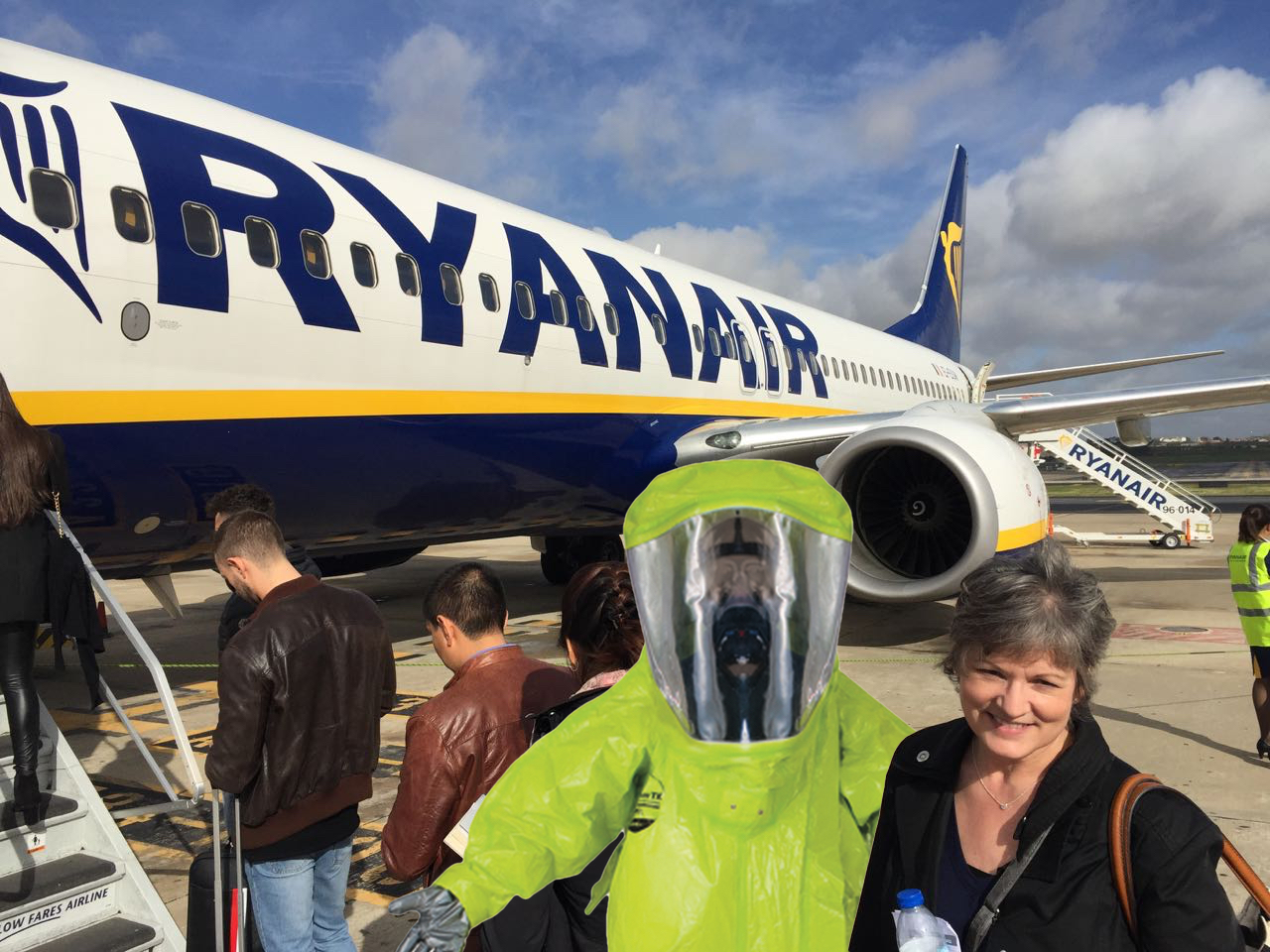 Boarding Ryanair